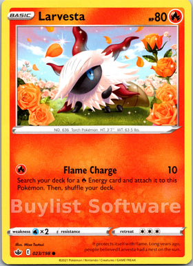 Larvesta [023/198] [Chilling Reign]