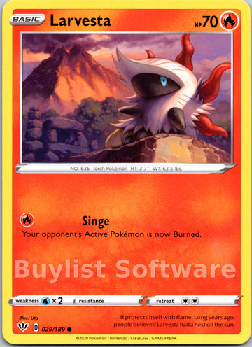 Larvesta [029/189] [Darkness Ablaze]
