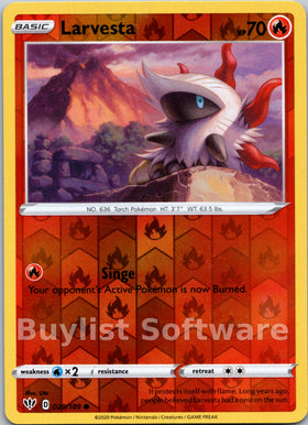 Larvesta [029/189] [Darkness Ablaze] Reverse Holofoil