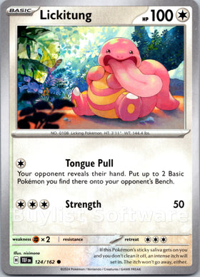 Lickitung [124/162] [Temporal Forces]