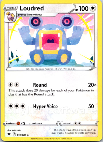Loudred [136/185] [Vivid Voltage]