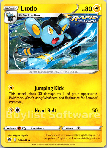 Luxio [047/163] [Battle Styles]