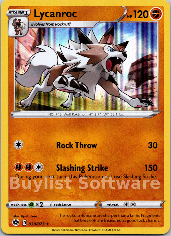 Lycanroc [30/73] [Champion's Path] Holofoil