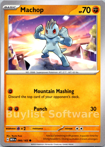 Machop [066/165] [Scarlet & Violet 151]