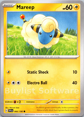 Mareep [066/198] [Scarlet & Violet Base Set]