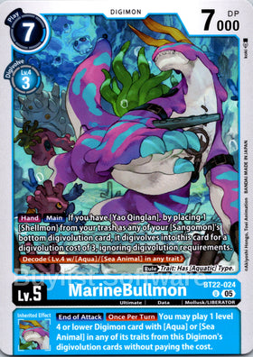 MarineBullmon [BT22-024] [Cyber Eden]