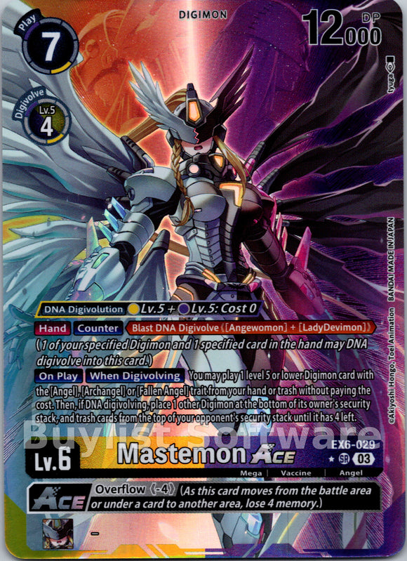 Mastemon ACE (Alternate Art) [EX6-029] [Infernal Ascension] Foil