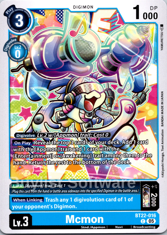 Mcmon [BT22-016] [Cyber Eden]