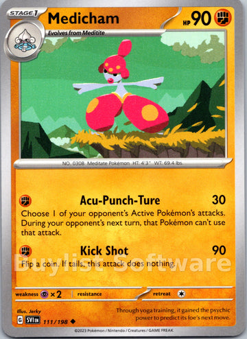 Medicham [111/198] [Scarlet & Violet Base Set]