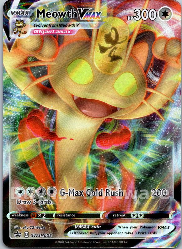 Meowth VMAX [SWSH005] [Sword & Shield Promo Cards] Holofoil