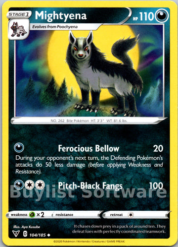 Mightyena [104/185] [Vivid Voltage]