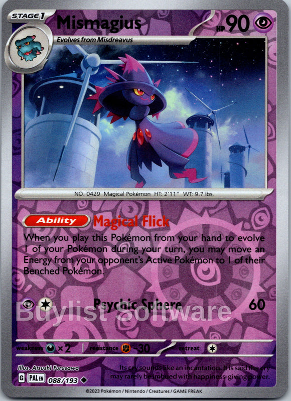 Mismagius [088/193] [Paldea Evolved] Reverse Holofoil
