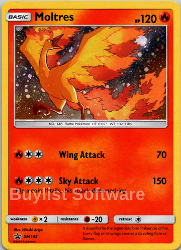 Moltres [SM143] [Sun & Moon Promos] Holofoil
