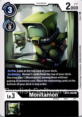 Monitamon [BT5-060] [Battle of Omni]