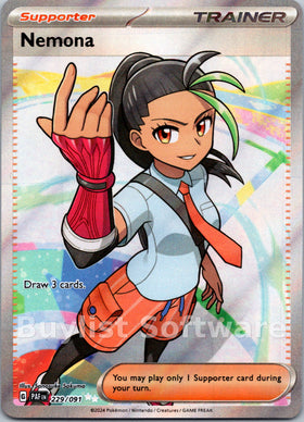 Nemona [229/091] [Paldean Fates] Holofoil