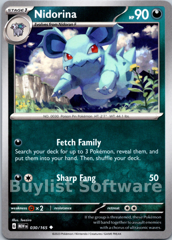 Nidorina [030/165] [Scarlet & Violet 151]