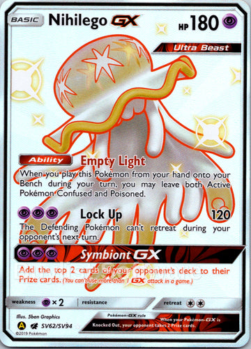 Nihilego GX [SV62/SV94] [Hidden Fates: Shiny Vault] Holofoil