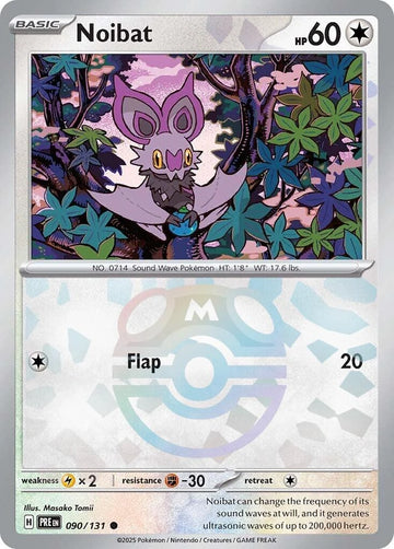 Noibat (Master Ball Pattern) [090/131] [Prismatic Evolutions] Holofoil