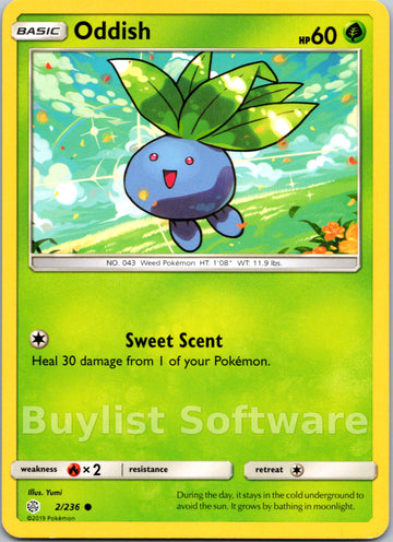 Oddish [2/236] [Cosmic Eclipse]