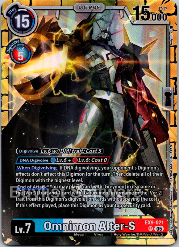 Omnimon Alter-S [EX9-021] [Versus Monsters] Foil