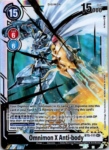 Omnimon X Anti-body [BT5-111] [Battle of Omni] Foil