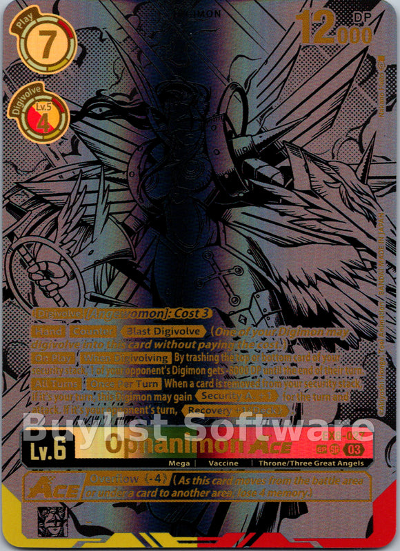 Ophanimon ACE (Textured) [EX6-027] [Infernal Ascension] Foil