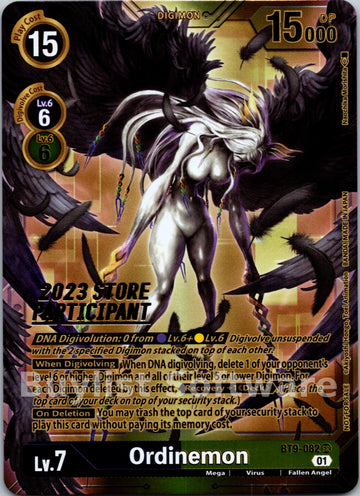 Ordinemon (2023 Store Participant) [BT9-082] [X Record] Foil