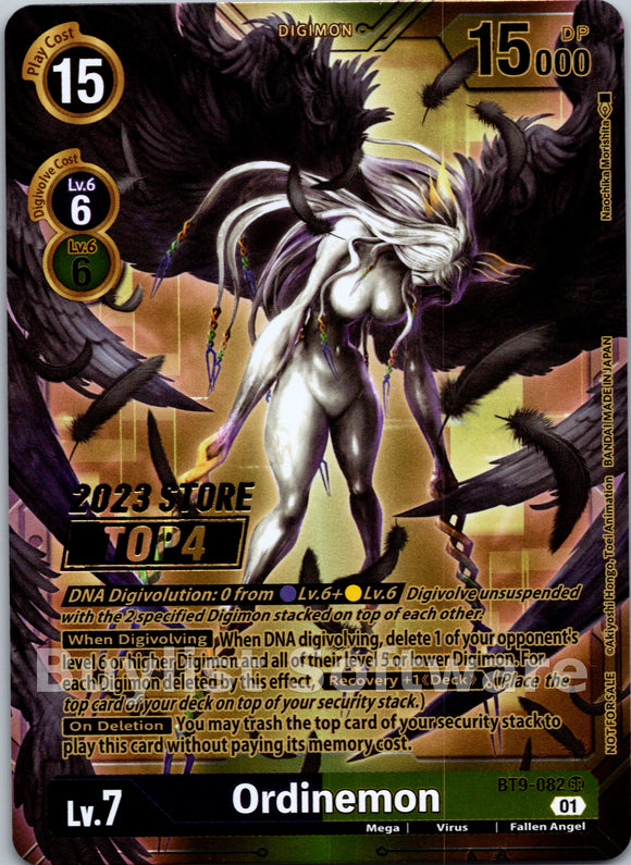 Ordinemon (2023 Store Top 4) [BT9-082] [X Record] Foil