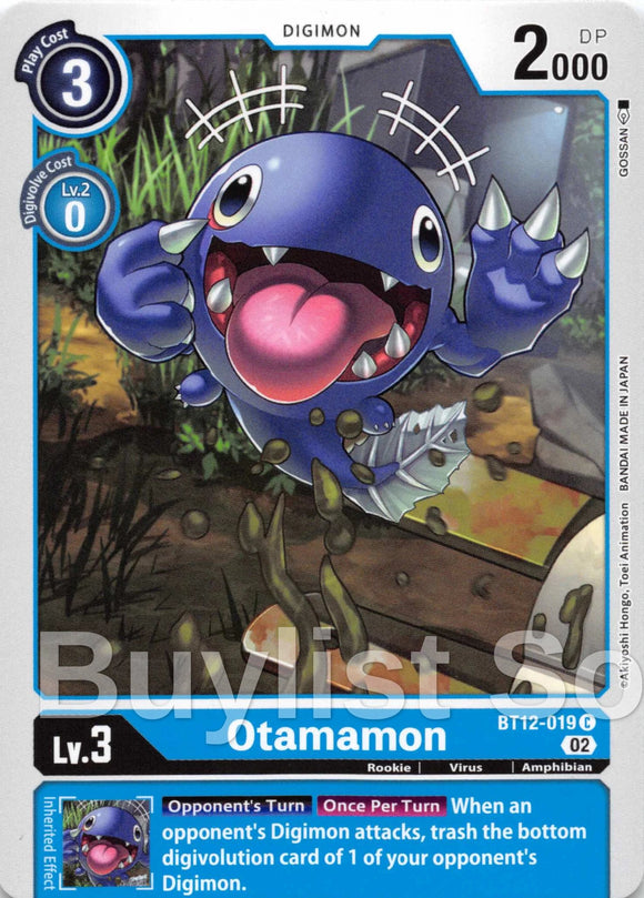 Otamamon [BT12-019] [Across Time]
