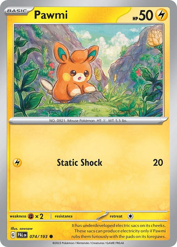 Pawmi (Cosmo Foil) [074/193] [Paldea Evolved] Holofoil
