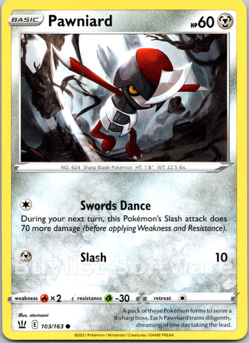 Pawniard [103/163] [Battle Styles]