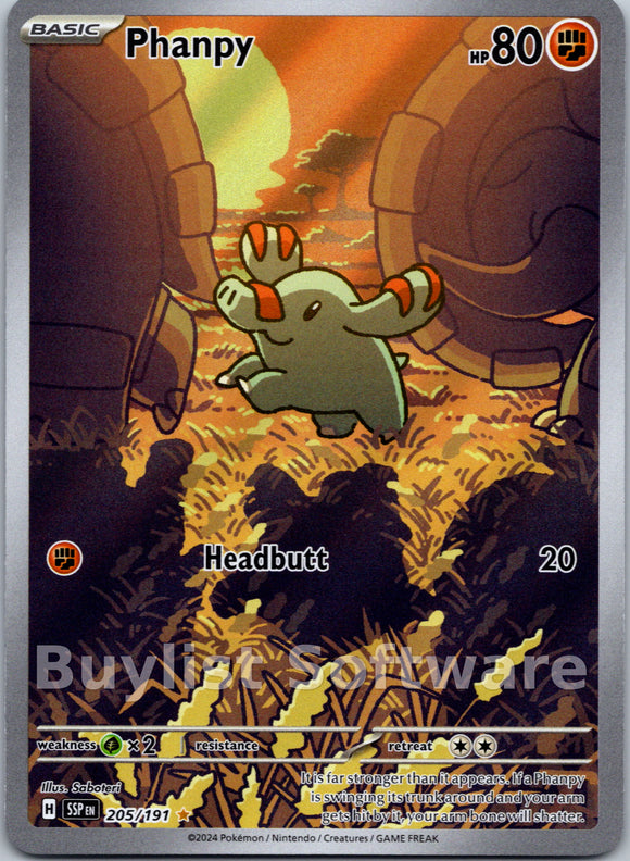 Phanpy [205/191] [Surging Sparks] Holofoil