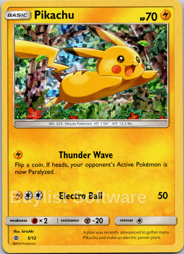 Pikachu [005/012] [McDonald's Promos 2017] Holofoil