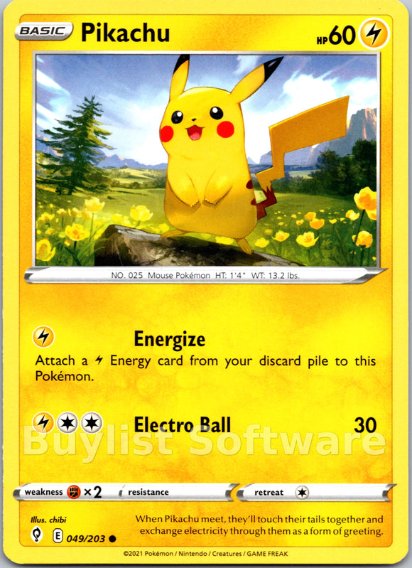 Pikachu [049/203] [Evolving Skies]