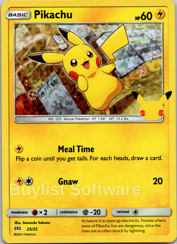 Pikachu [025/025] [McDonald's Promos 2021] Holofoil