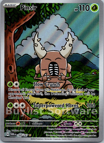 Pinsir [168/167] [Twilight Masquerade] Holofoil