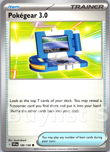 Pokegear 3.0 [186/198] [Scarlet & Violet Base Set]
