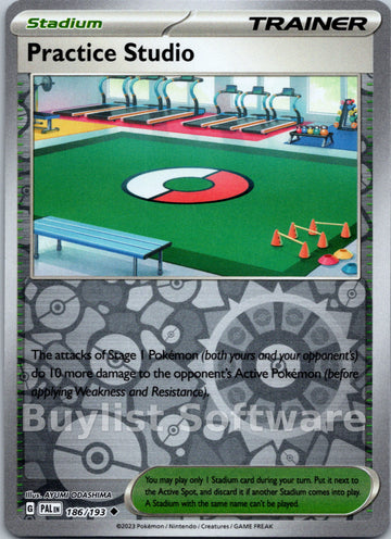 Practice Studio [186/193] [Paldea Evolved] Reverse Holofoil