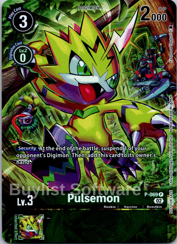 Pulsemon (Official Tournament Pack Vol.10) [P-069] [Digimon Promotion Cards] Foil