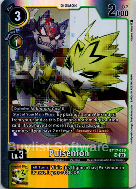 Pulsemon [BT17-030] [Secret Crisis] Foil