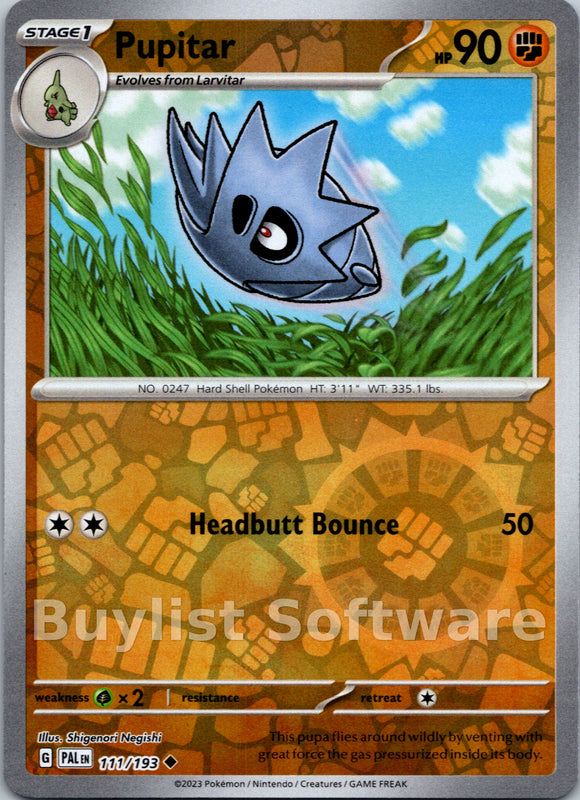Pupitar [111/193] [Paldea Evolved] Reverse Holofoil