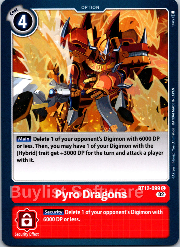 Pyro Dragons [BT12-099] [Across Time]
