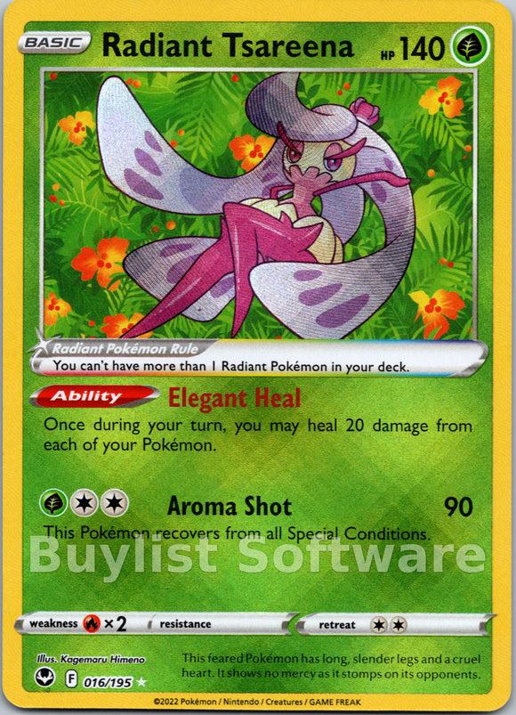 Radiant Tsareena [016/195] [Silver Tempest] Holofoil
