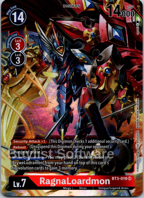 RagnaLoardmon [BT3-019] [Release Special Booster 1.5] Foil