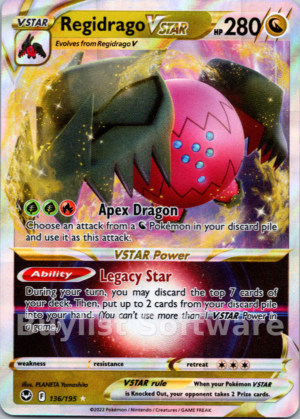 Regidrago VSTAR [136/195] [Silver Tempest] Holofoil