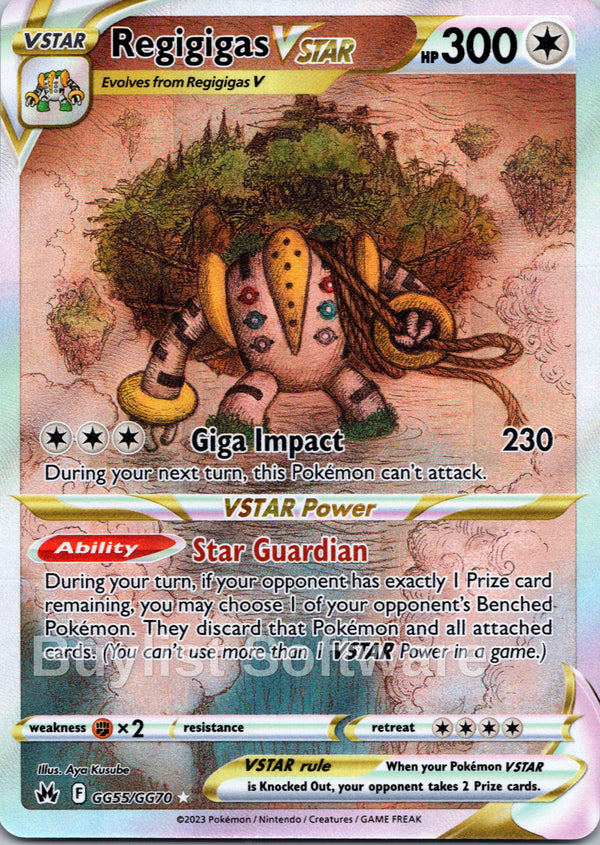 Regigigas VSTAR [GG55/GG70] [Crown Zenith: Galarian Gallery] Holofoil