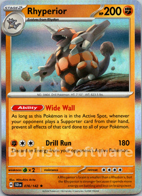 Rhyperior [076/142] [Stellar Crown] Holofoil