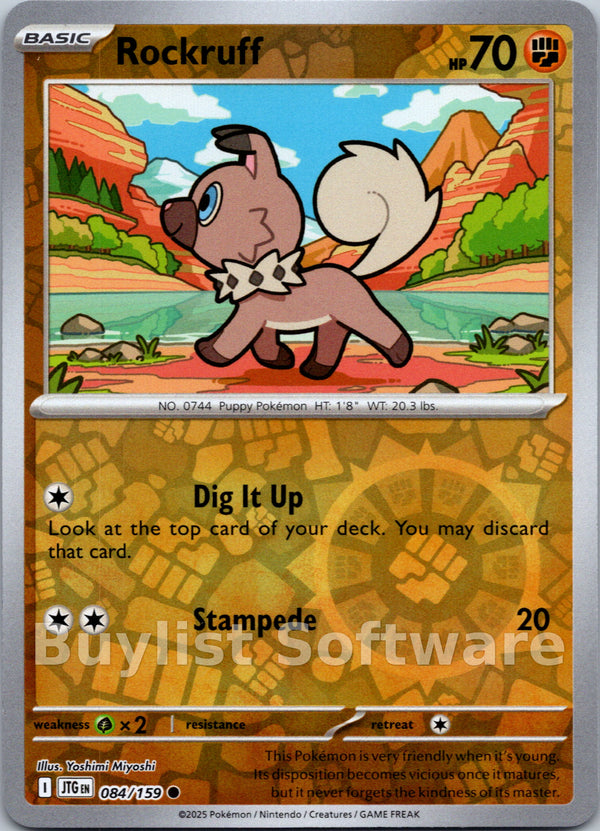 Rockruff [084/159] [Journey Together] Reverse Holofoil
