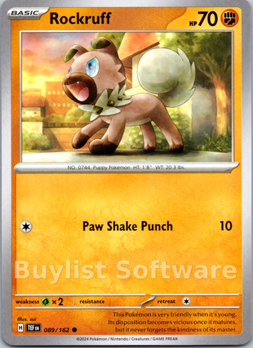 Rockruff [089/162] [Temporal Forces]