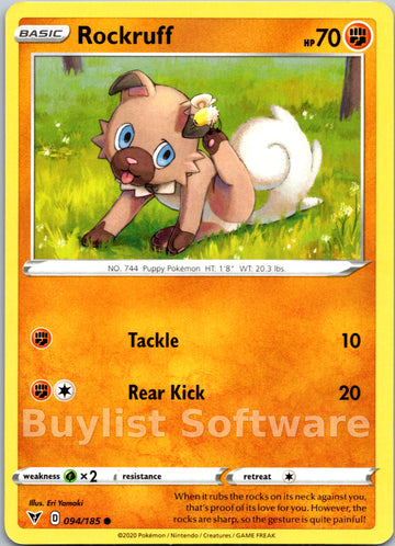 Rockruff [094/185] [Vivid Voltage]